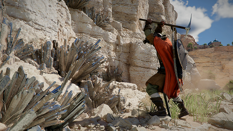 붉은사막 출시 후 공개된 채굴 지대 탐험 스크린샷