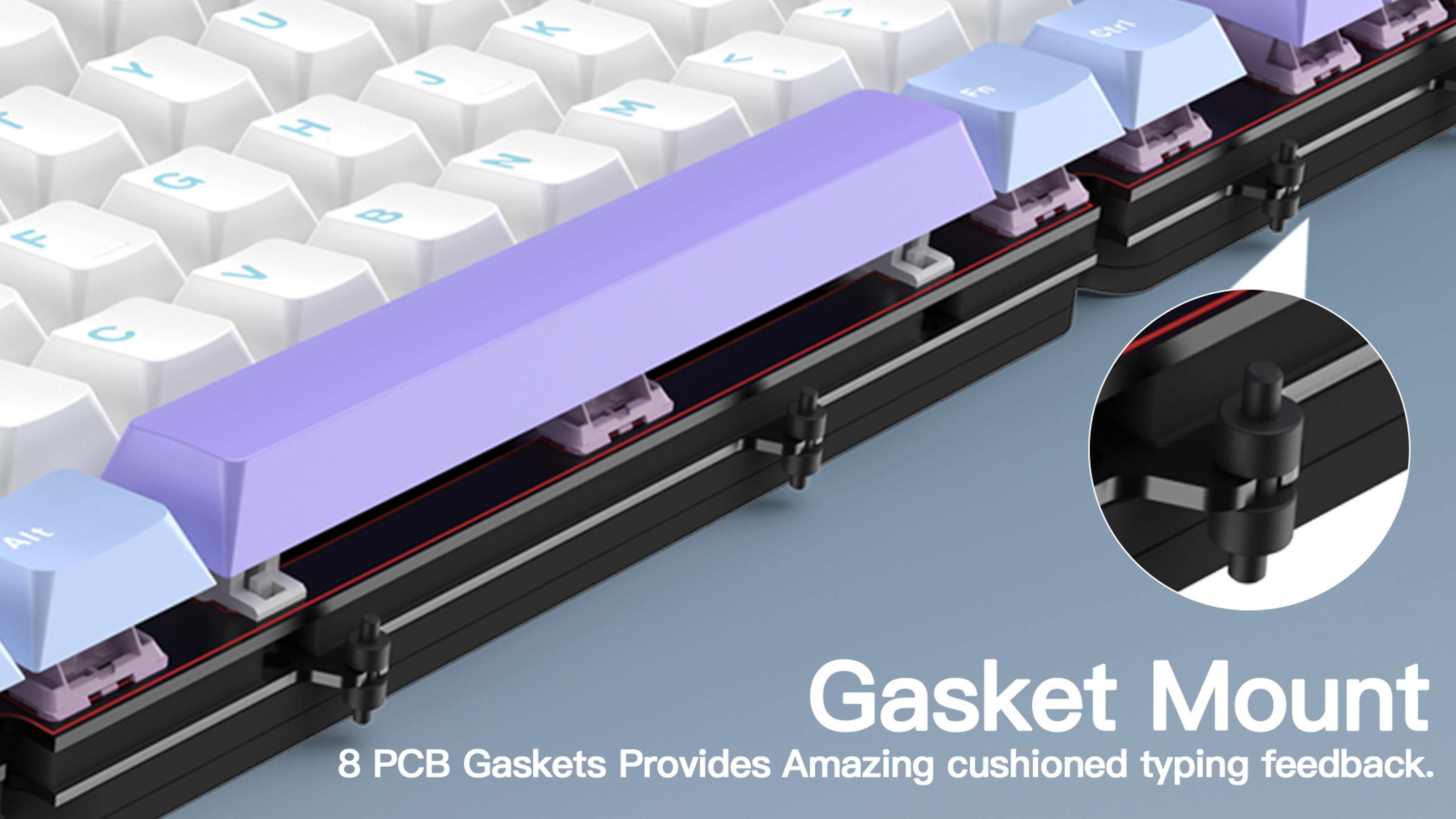 Rainy75 가스켓 구조 관련 이미지