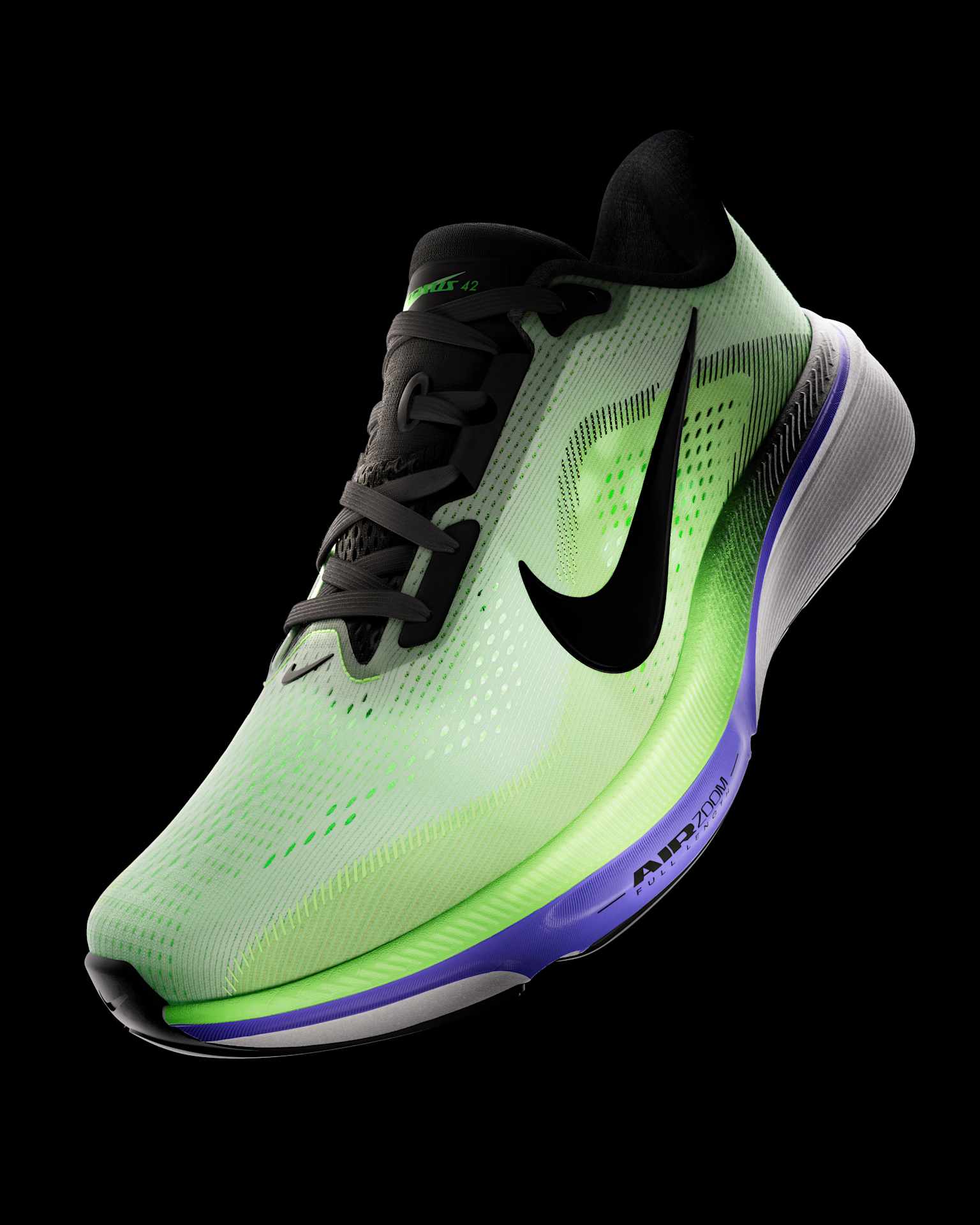 나이키 페가수스 42 어퍼와 앞발 공간을 보여주는 이미지
